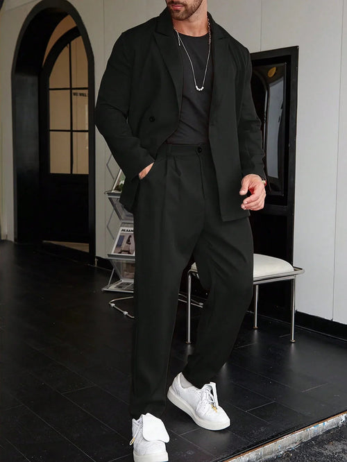 Ensemble Blazer Et Pantalon Oversize Pour Homme | Moderne