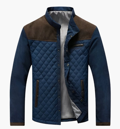 Veste Matelassée Décontractée À Col Montant Pour Homme | Hiver