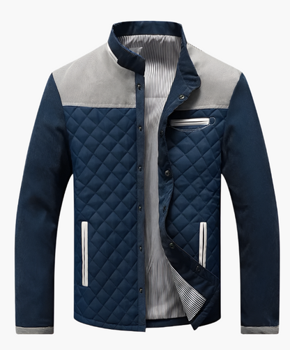 Veste Matelassée Décontractée À Col Montant Pour Homme | Hiver