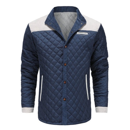 Veste Matelassée Décontractée À Col Montant Pour Homme | Hiver