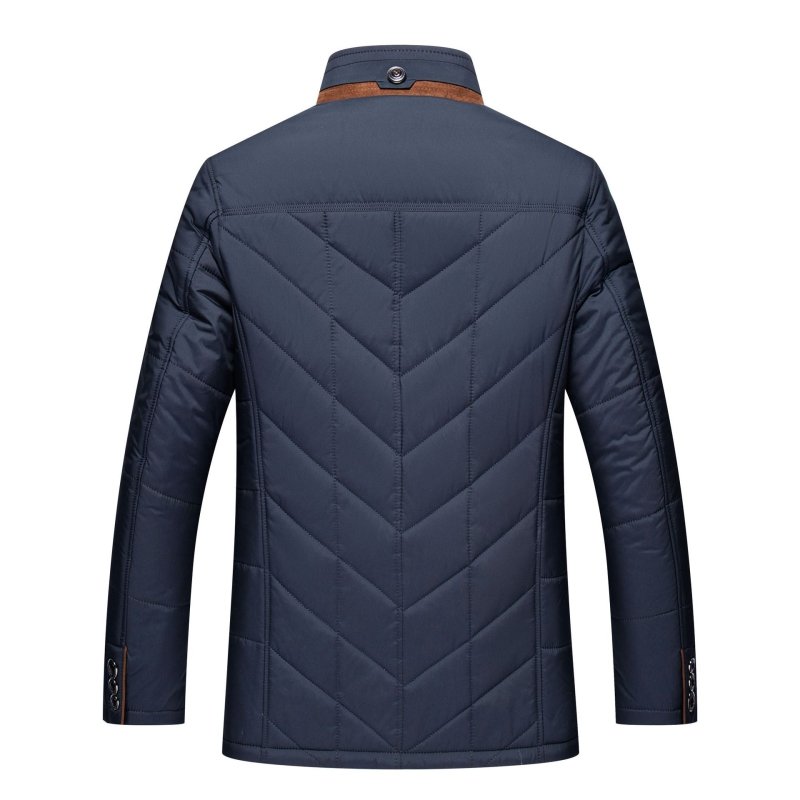 Veste Matelassée Avec Col En Fourrure Pour Homme | Automne