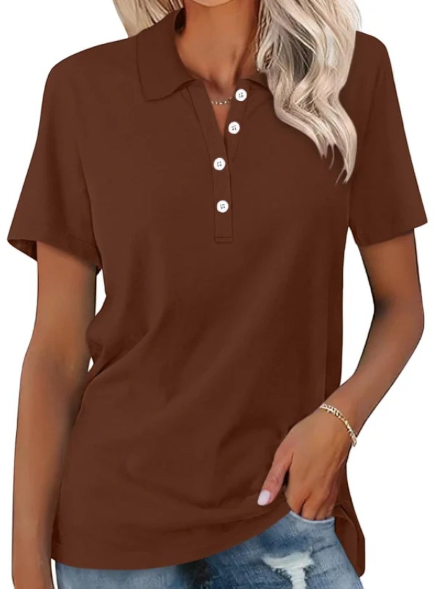 Anna | Polo décontracté pour femmes | Manches courtes