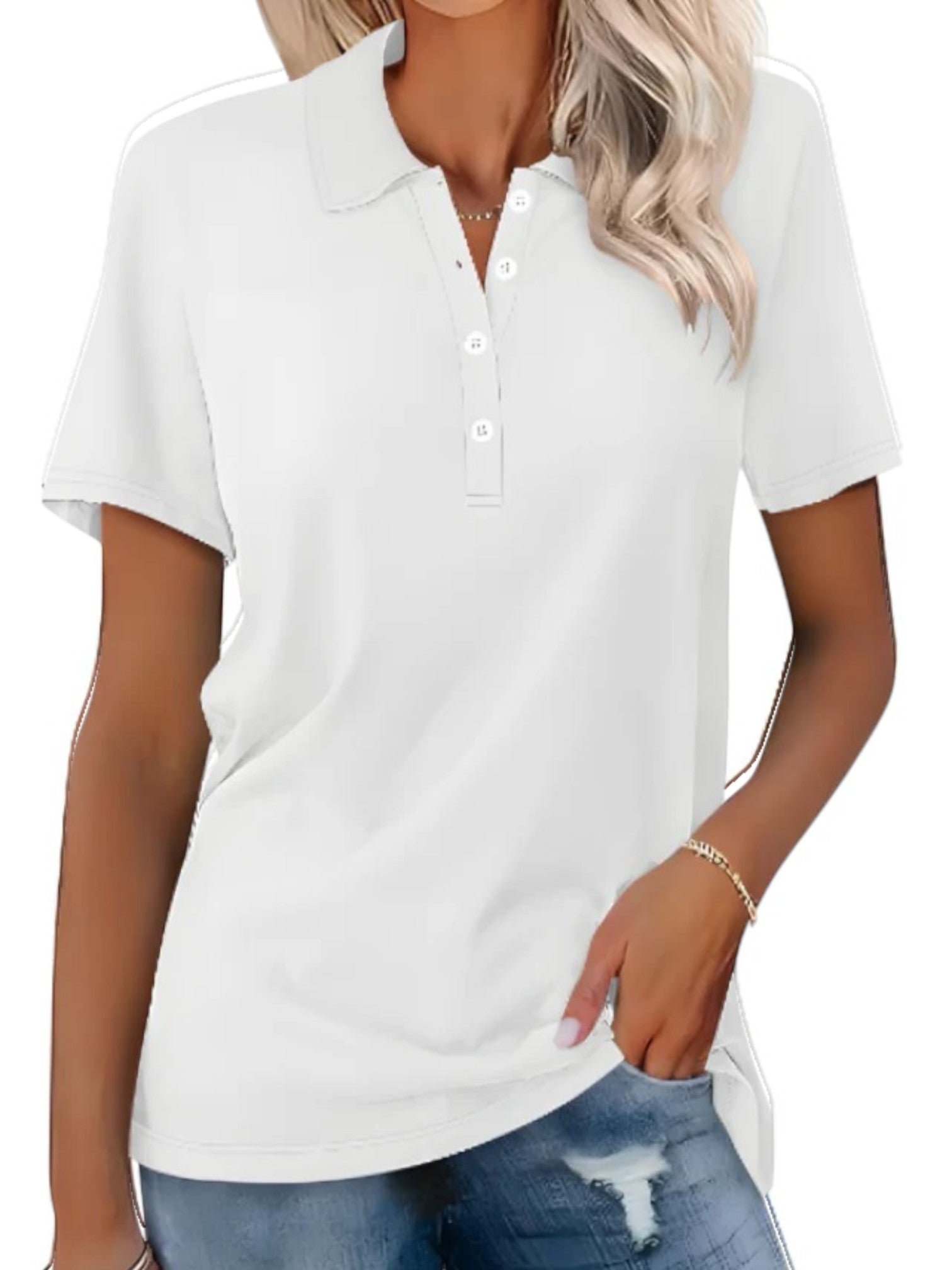 Anna | Polo décontracté pour femmes | Manches courtes