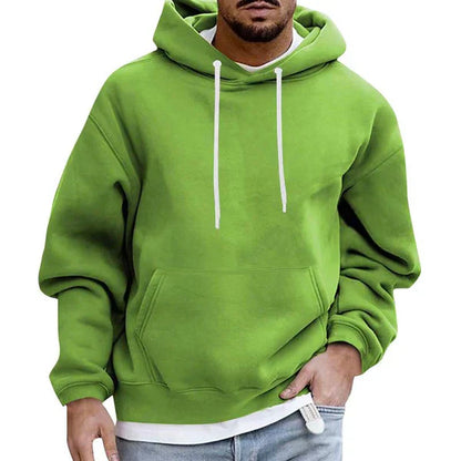 Sweat À Capuche Classique Avec Poches Pour Homme | Hiver