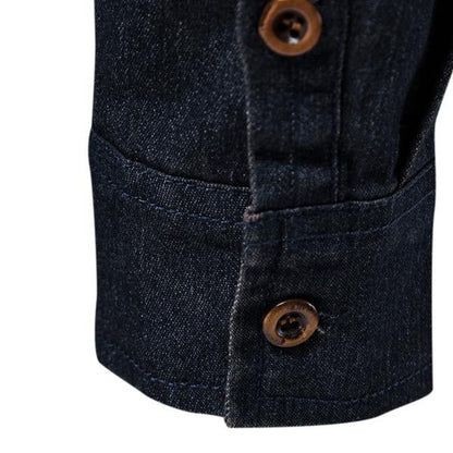 Chemise Homme Décontractée À Manches Longues | Détail Poche