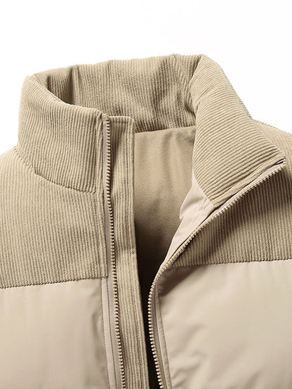 Doudoune D'hiver Classique Pour Homme | Fermeture Éclair