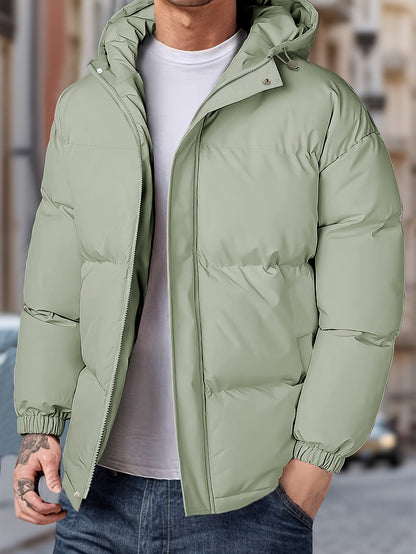 Veste D’Hiver Pour Homme Avec Capuche | Zippée