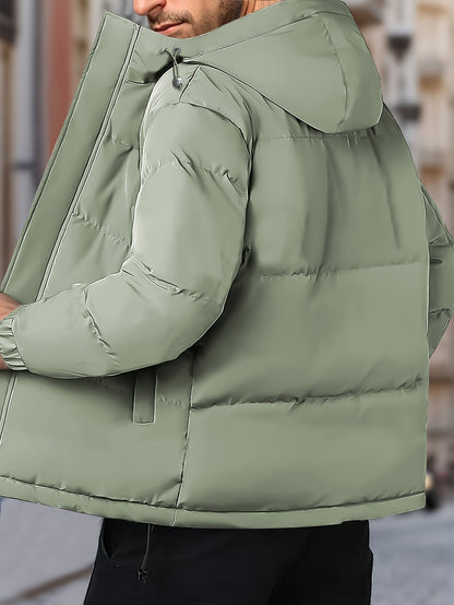 Veste D’Hiver Pour Homme Avec Capuche | Zippée