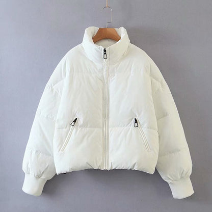 Veste Doudoune Stylée Pour Femme Avec Fermeture Éclair | Hiver