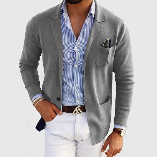 Blazer Slim Moderne Pour Homme | Avec Poche
