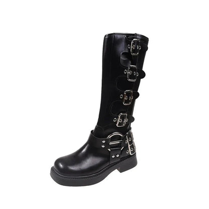 Bottes Hautes Tendance Pour Femmes Avec Boucle | Hiver