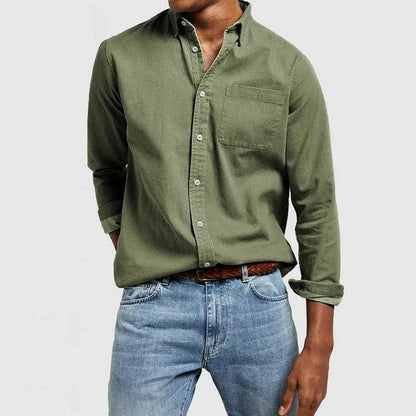 Chemise Habillée Homme À Manches Longues | Fermeture À Boutons