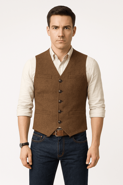 Gilet Formel Sans Manches Pour Homme | Couleurs Unies