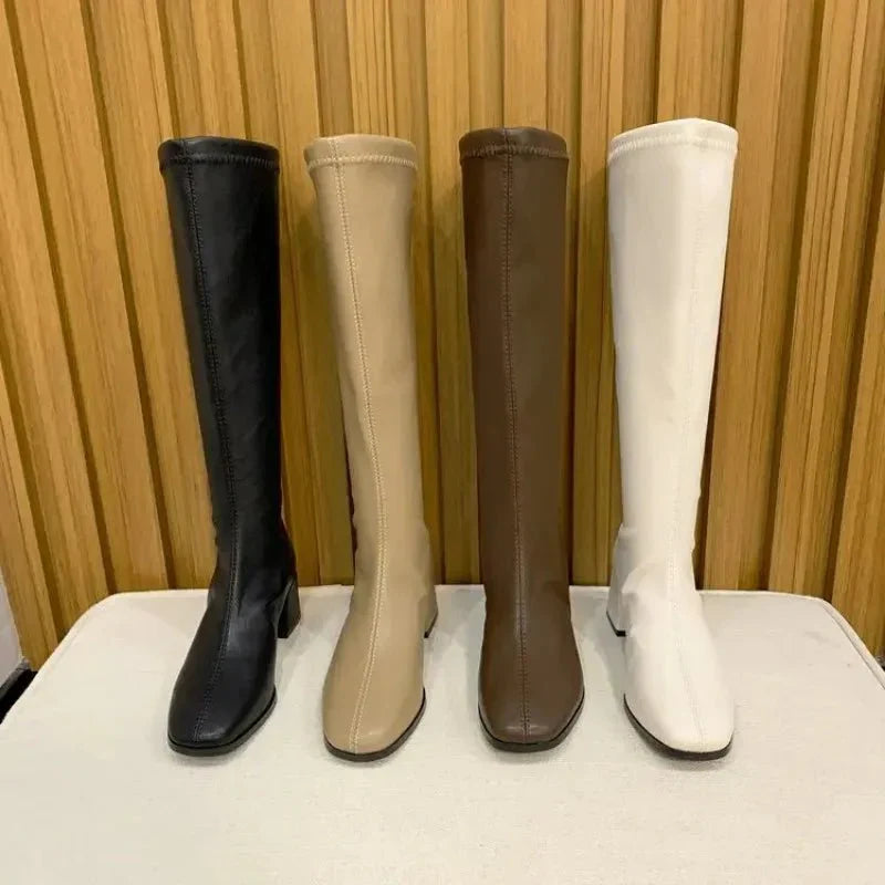 Bottes Tendance À Talons Hauts Pour Femmes | Hiver