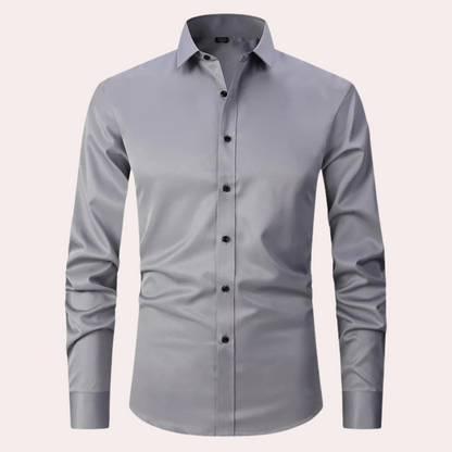 Chemise Formelle Extensible Pour Homme | Manche Longue