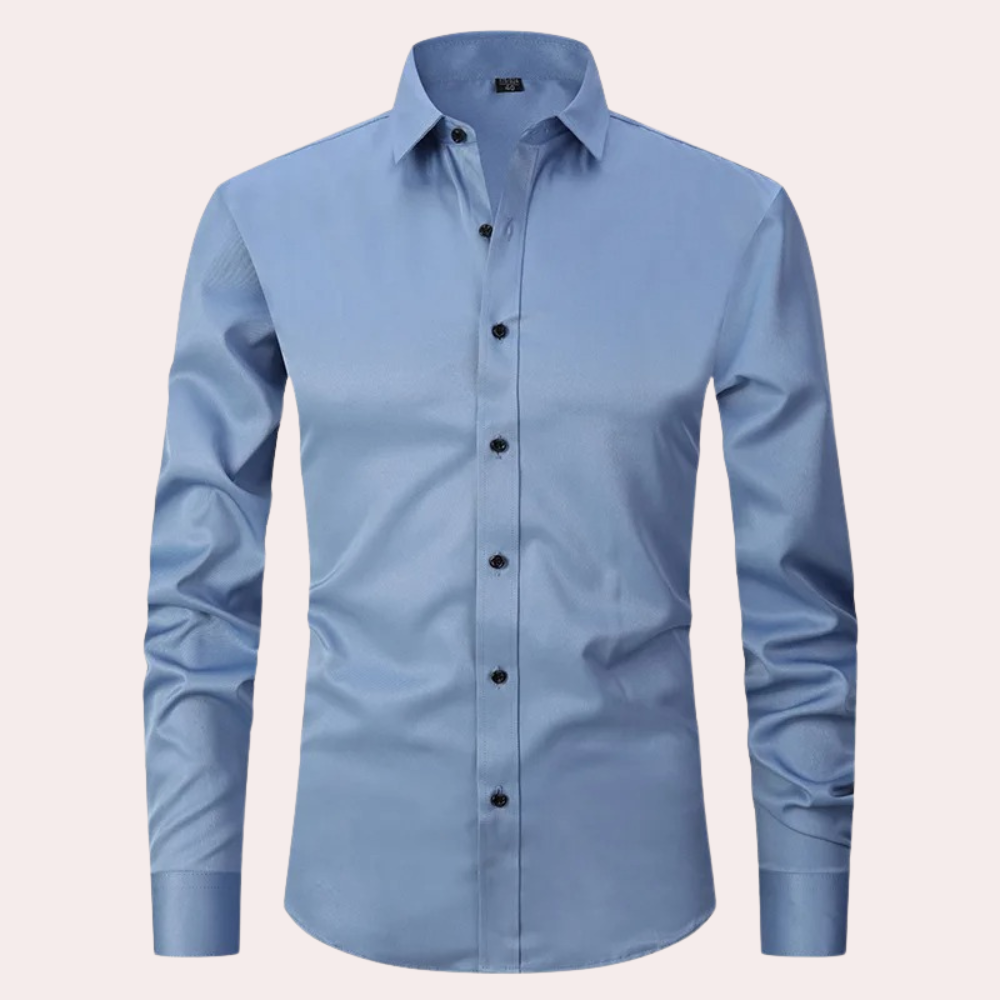Chemise Formelle Extensible Pour Homme | Manche Longue