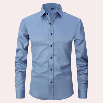 Chemise Formelle Extensible Pour Homme | Manche Longue