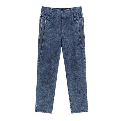 Jean Mom Grande Taille Avec Élastique | Avec Poche