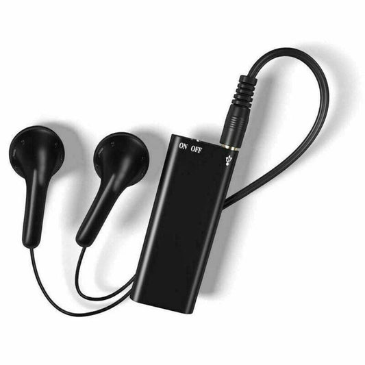 Enregistreur Vocal Enregistreur Audio Dispositif D’enregistrement Plus Petit Enregistreur Audio Caché | Noir
