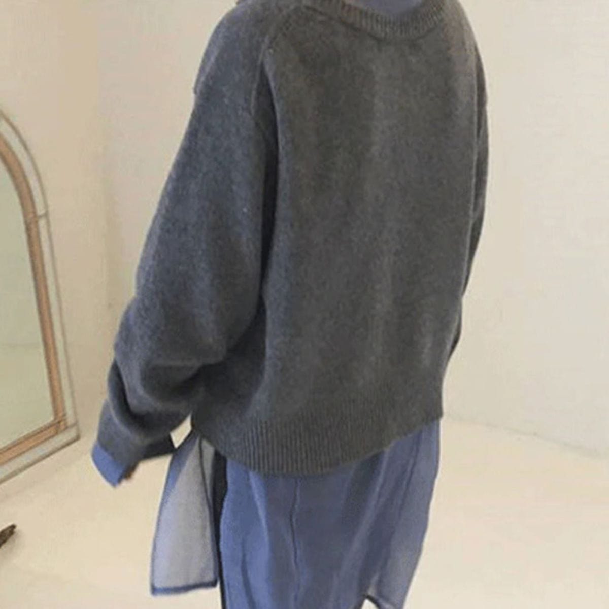 Veste Décontractée En Cachemire Pour Femme Avec Détails Boutonnés | Manches Longues