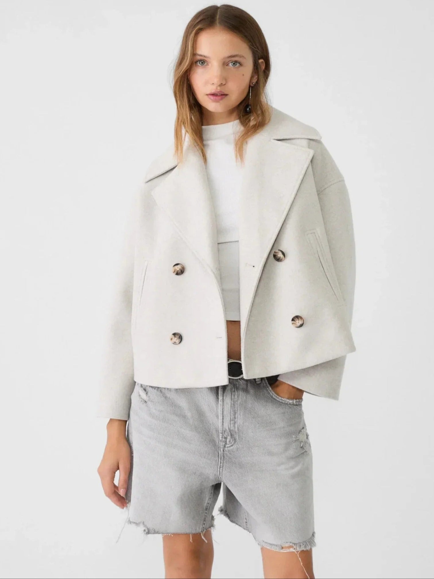 Amelia | Veste Croisée Classique | Double Boutonnage