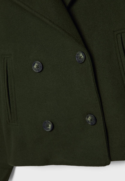 Veste Courte Décontractée Avec Détails Boutonnés Pour Femme | Automne