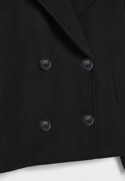Veste Courte Décontractée Avec Détails Boutonnés Pour Femme | Automne
