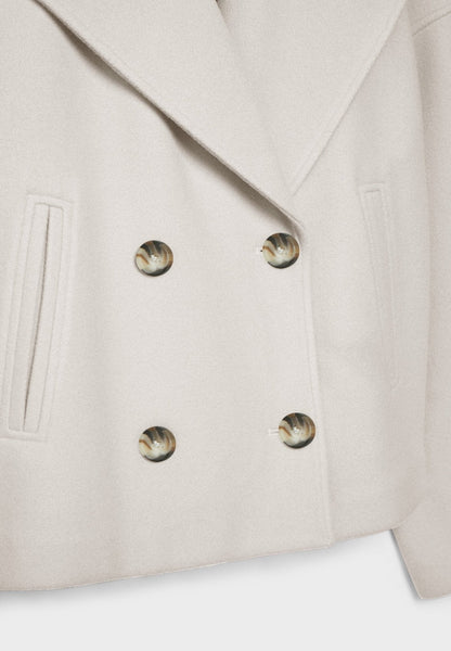Veste Courte Décontractée Avec Détails Boutonnés Pour Femme | Automne