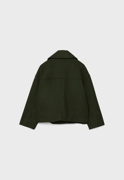 Veste Courte Décontractée Avec Détails Boutonnés Pour Femme | Automne