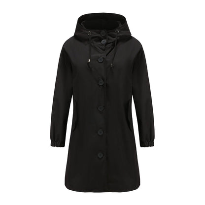 Veste De Pluie À Capuche Pour Femme | Classique