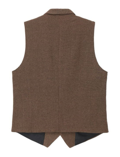 Gilet Boutonné Pour Homme | Sans Manches