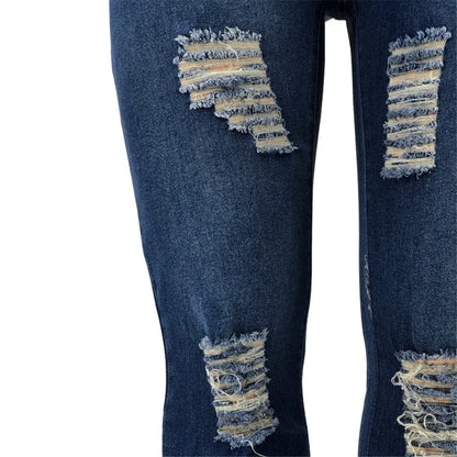 Jeans Extensibles Grandes Tailles Pour Femme | Avec Fermeture Éclair